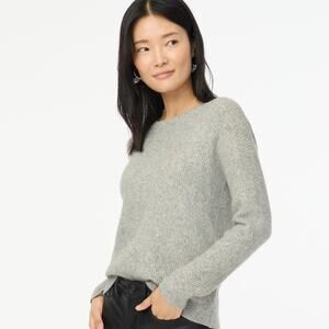 J. Crew Ribbed Boyfriend Crewneck Pullover Sweater Extra-Soft Yarn Size XS NWT